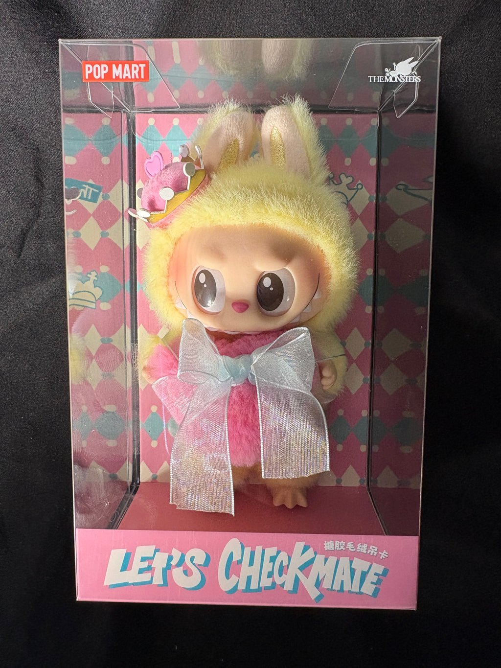 POP MART The Monsters Let’s Checkmate Series- Vinyl Plush Hanging Card